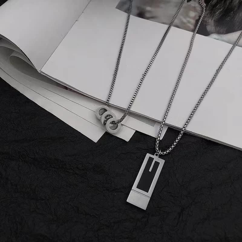 Sleek Sophistication Meets Everyday Versatility – The Double-Layer Square Pendant Necklace Charmora By Rohi